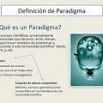 definicion de paradigma