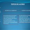 tipos de acero