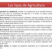 tipos de agricultura